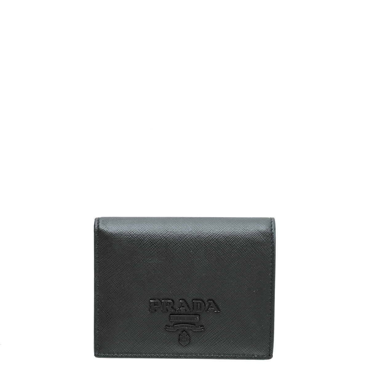 Prada Black Cuir Monochrome Small Wallet