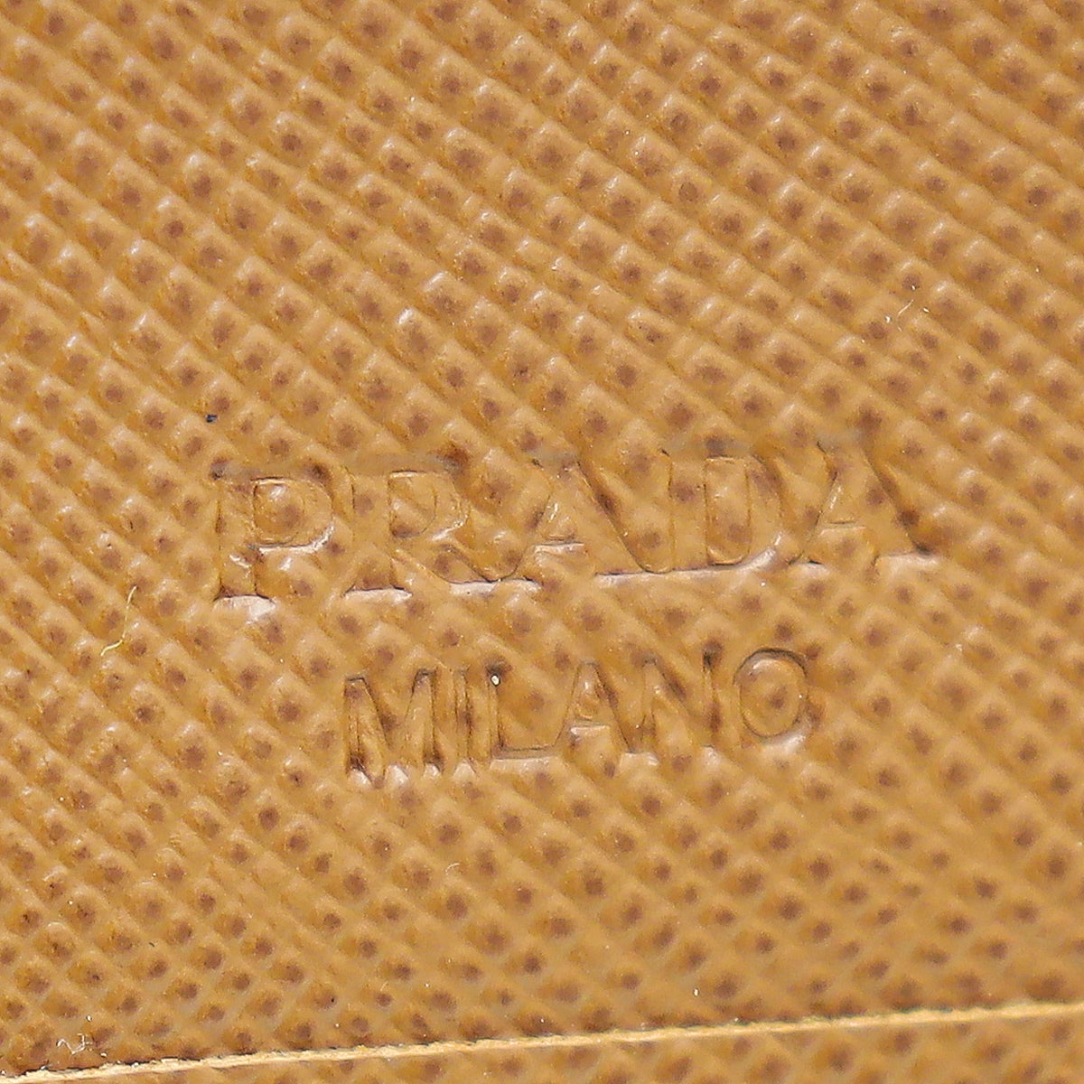 Prada Tan Lux Medium Purse Wallet