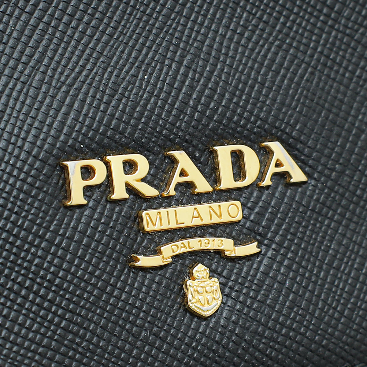 Prada Black Lux Continental Wallet