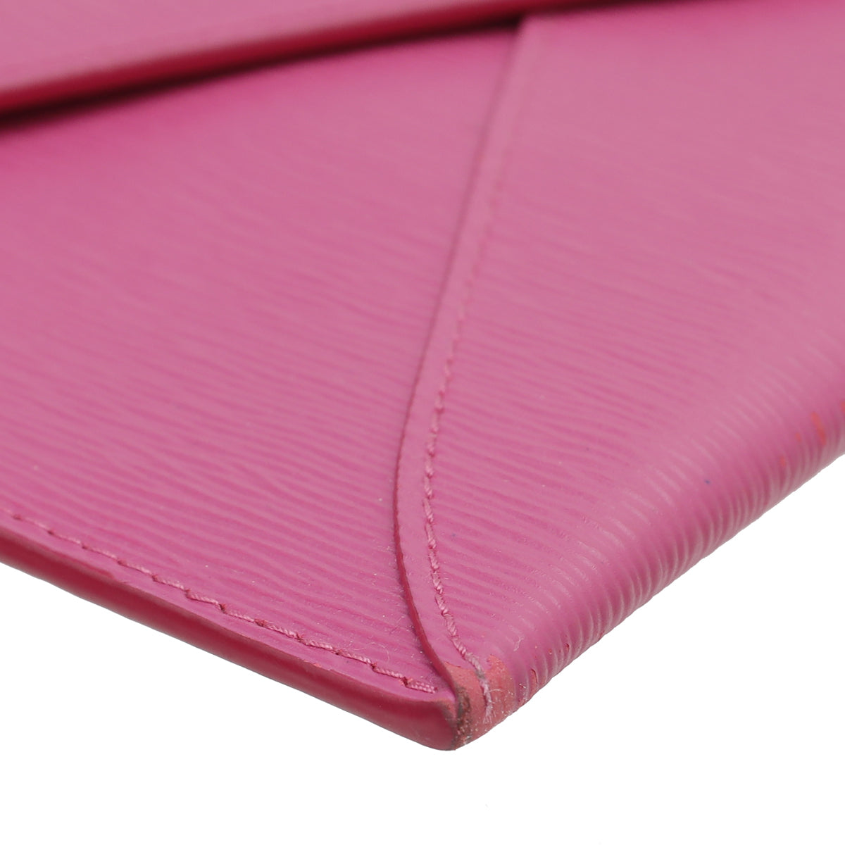 Prada Fuchsia Vitello Move Envelope Slim Wallet