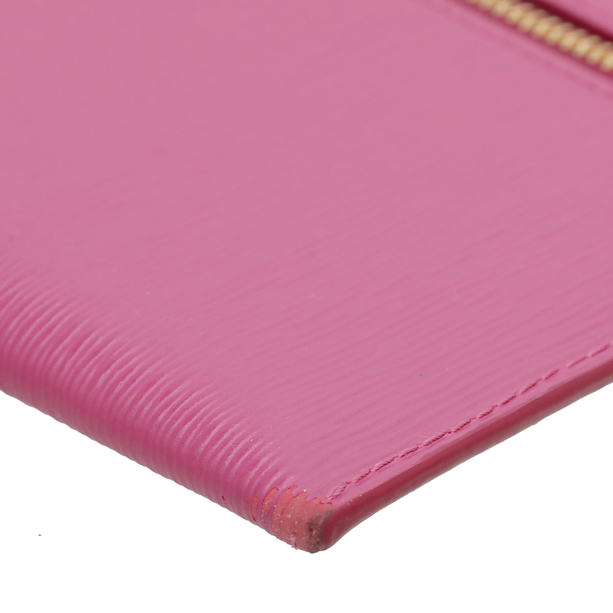 Prada Fuchsia Vitello Move Envelope Slim Wallet