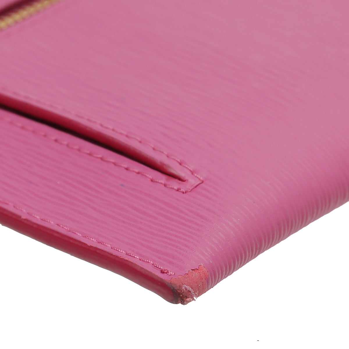 Prada Fuchsia Vitello Move Envelope Slim Wallet