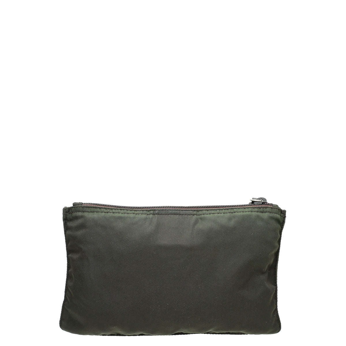 Prada Khaki Vela Nylon Small Pouch