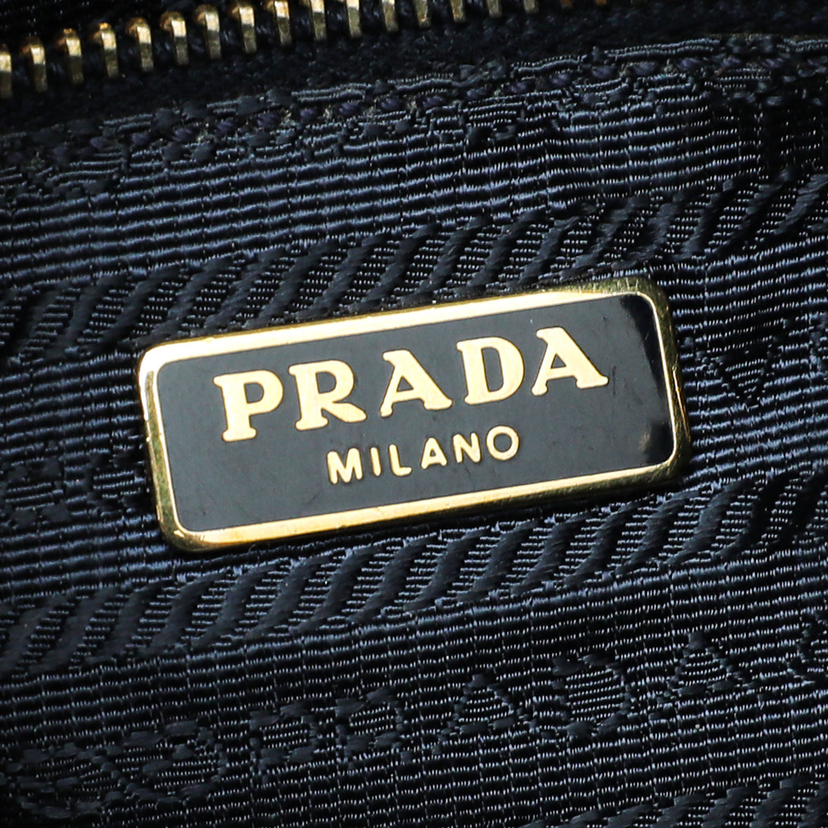 Prada Bicolor Lux Slim Zip Wristlet Pouch