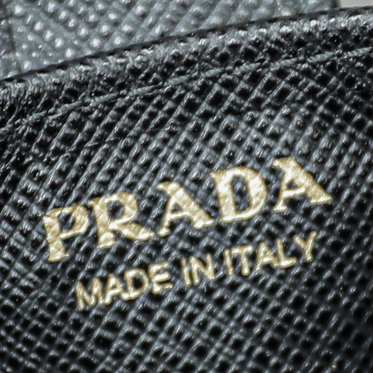 Prada Black 5 Gusset Card Holder