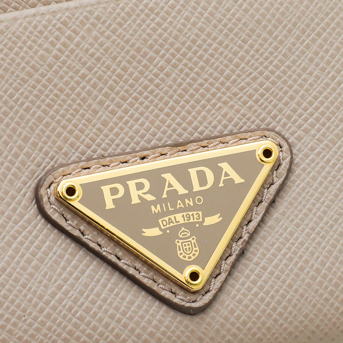 Prada Powder Pink Zipped Card Wallet