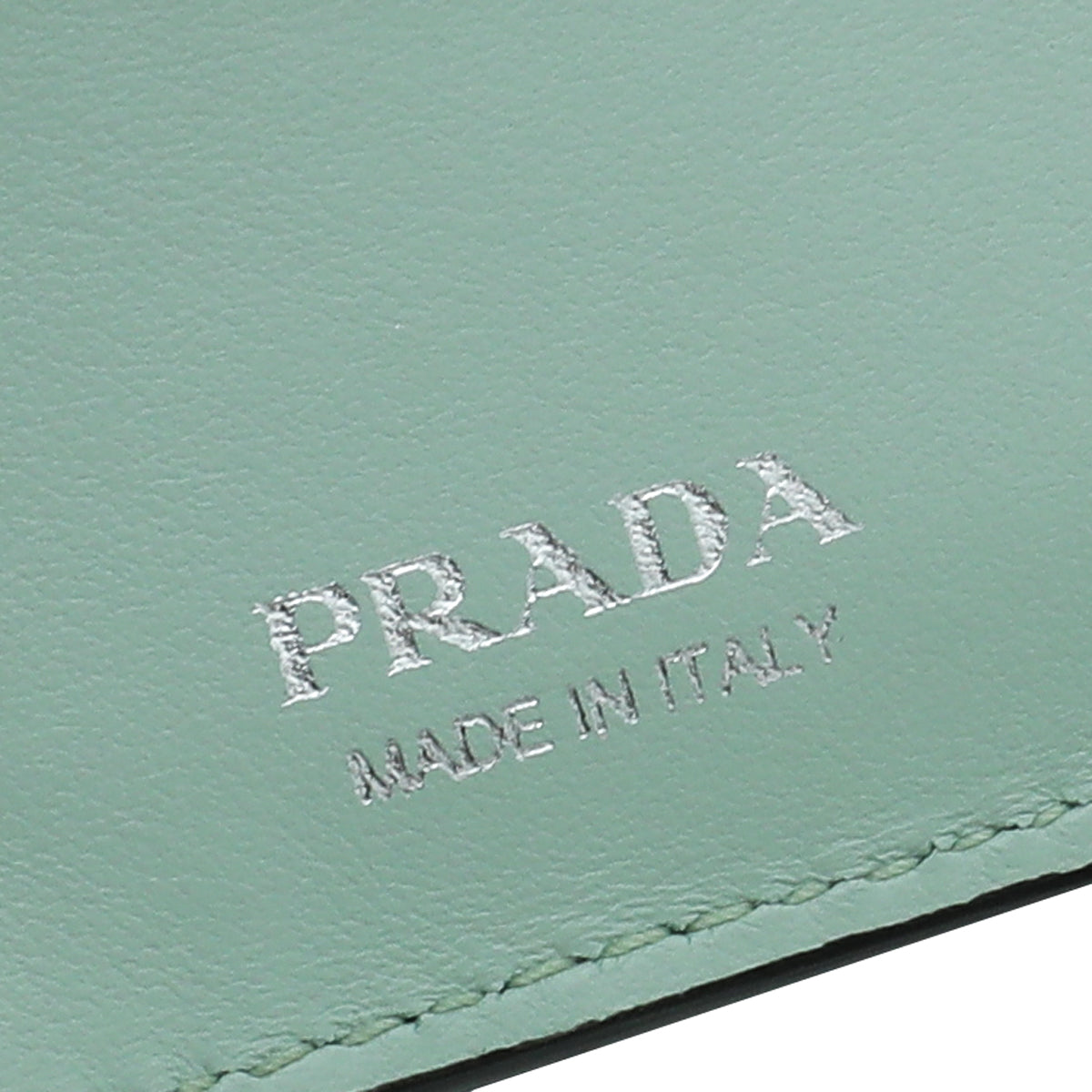 Prada White Multicolor Glace Rabbit Print Bifold Wallet