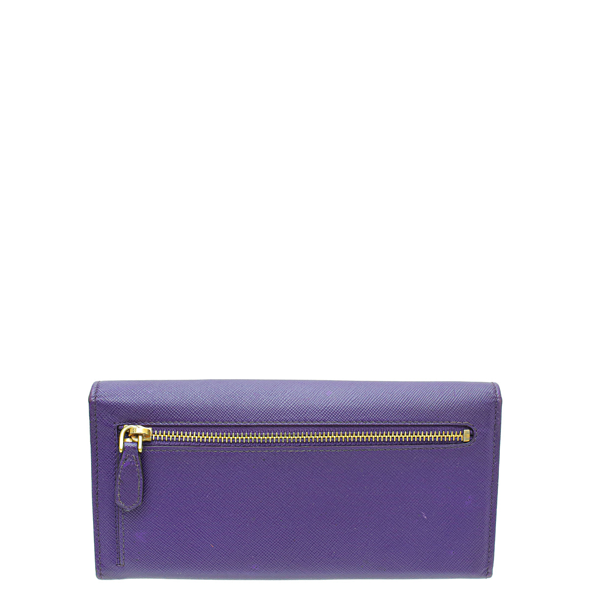 Prada Violet Lux Continental Wallet