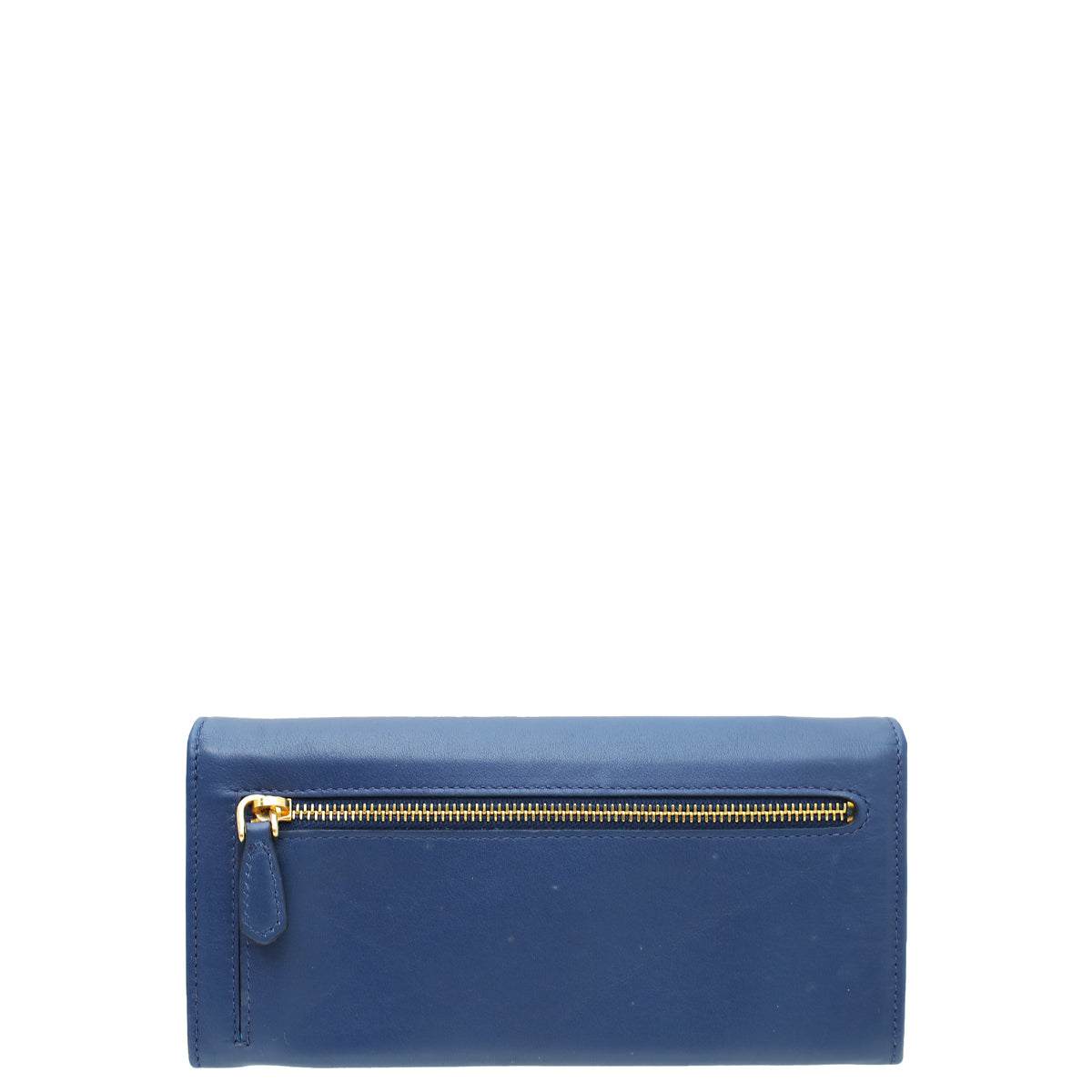 Prada Blue City Flap Long Wallet