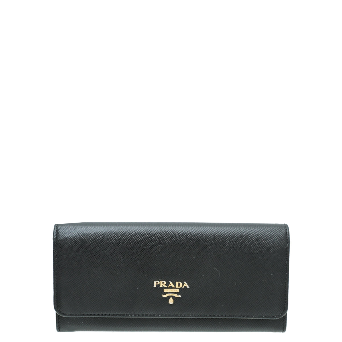 Prada Black Large Long Wallet