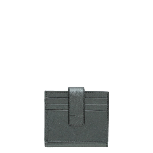 Prada Bicolor Bifold Card Holder