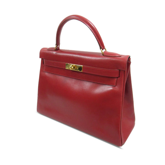 Hermès Kelly Retourne 32 Red Box Calf