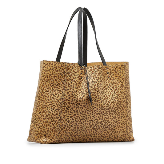 Brown Bottega Veneta Intrecciomirage Butterfly Tote Bag