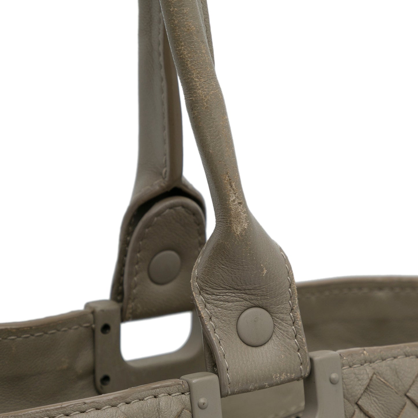 Gray Bottega Veneta Intrecciato Nappa Tote