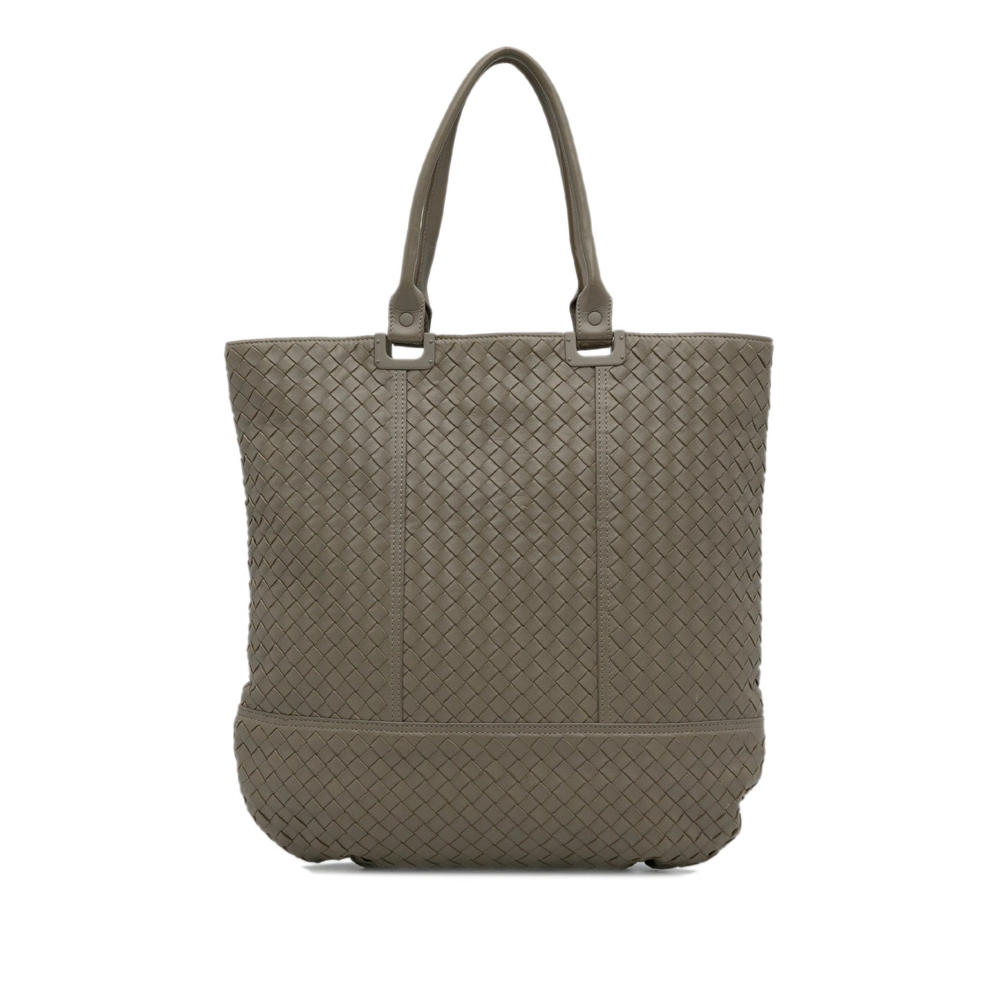 Gray Bottega Veneta Intrecciato Nappa Tote