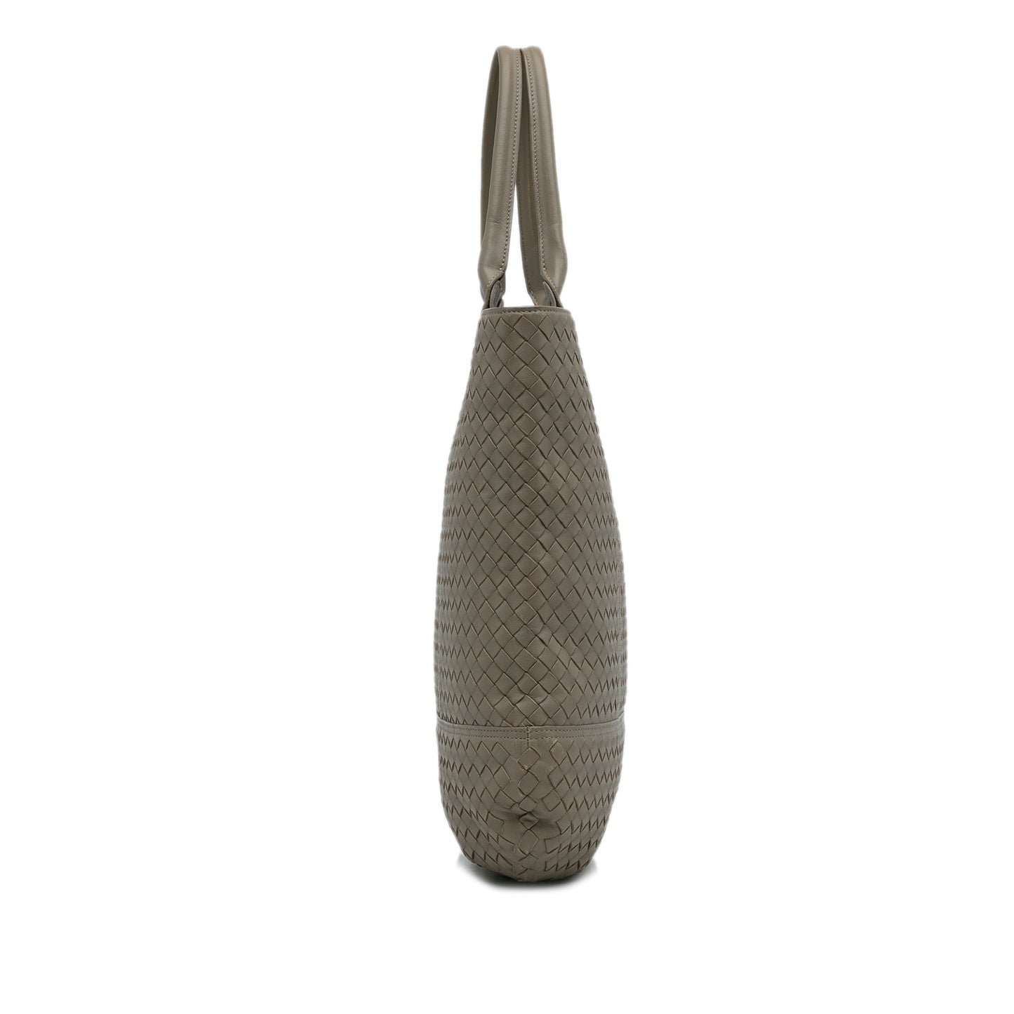 Gray Bottega Veneta Intrecciato Nappa Tote