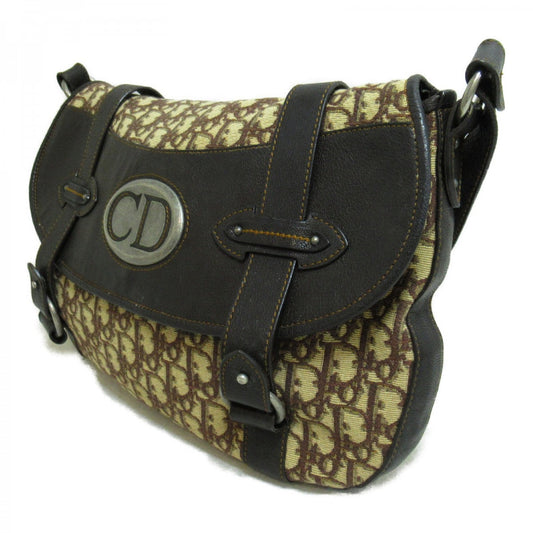 Oblique Canvas & Leather Crossbody Bag