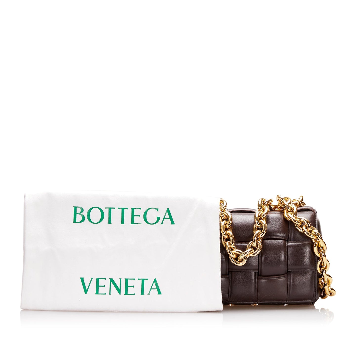 Bottega Veneta Padded Chain Cassette Brown