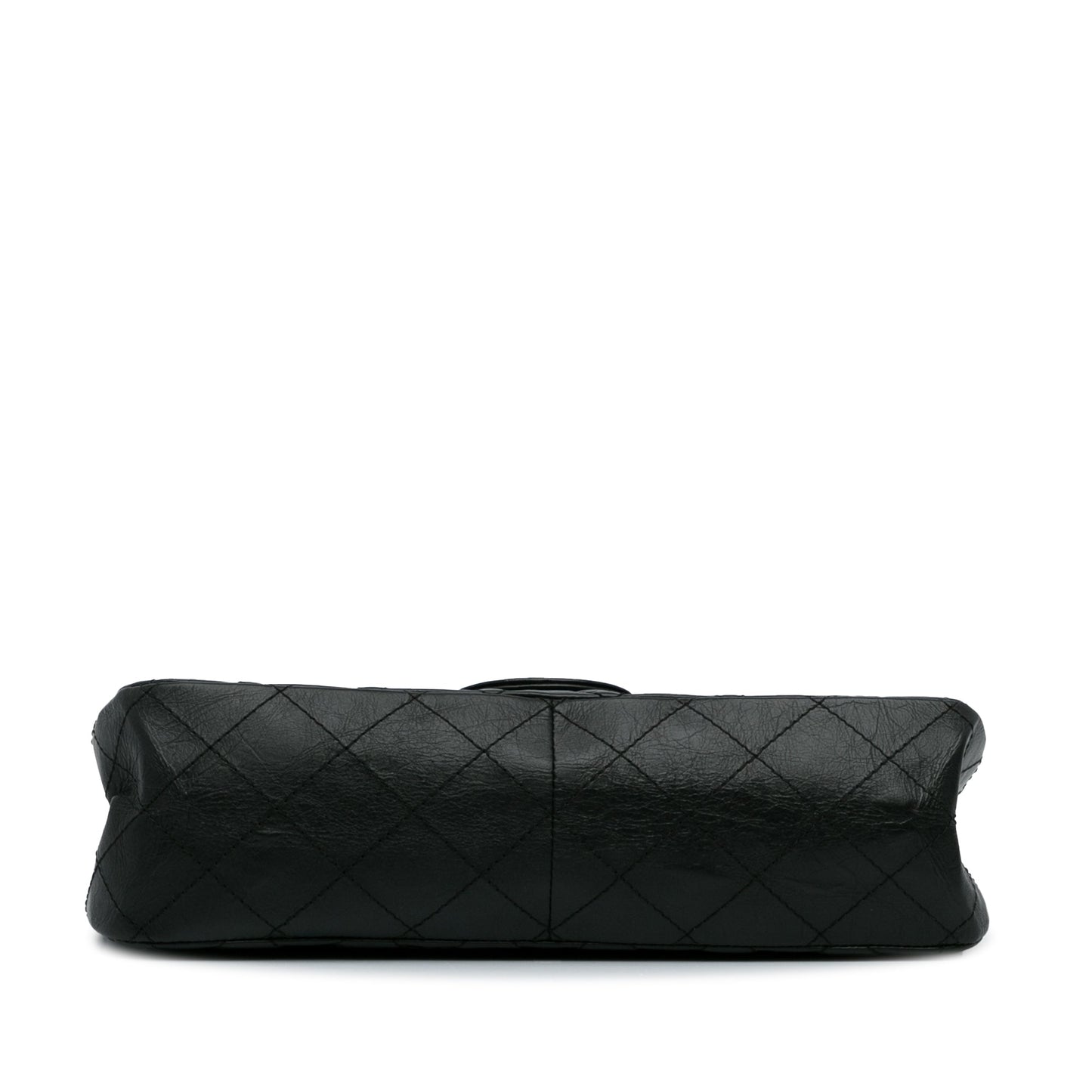 Chanel 2.55 Reissue Double Flap 227 Black Aged Calfskin Ruthenium