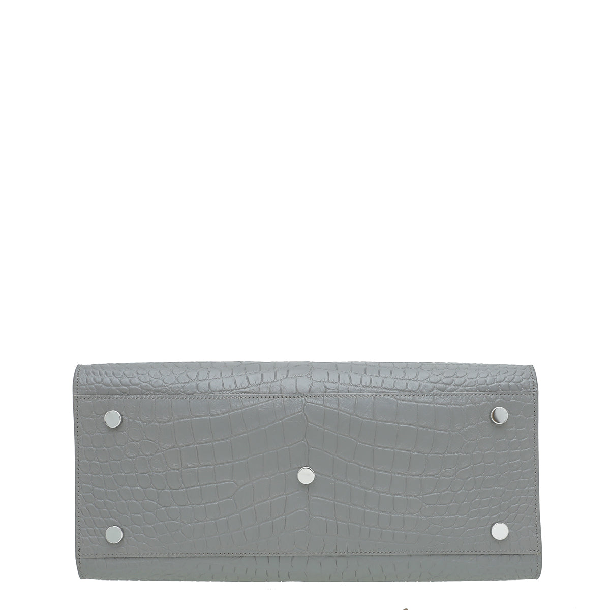 YSL Grey Croc Sac De Jour Small Bag