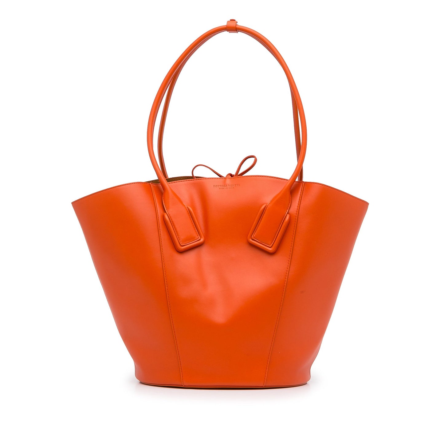 Orange Bottega Veneta Basket Tote