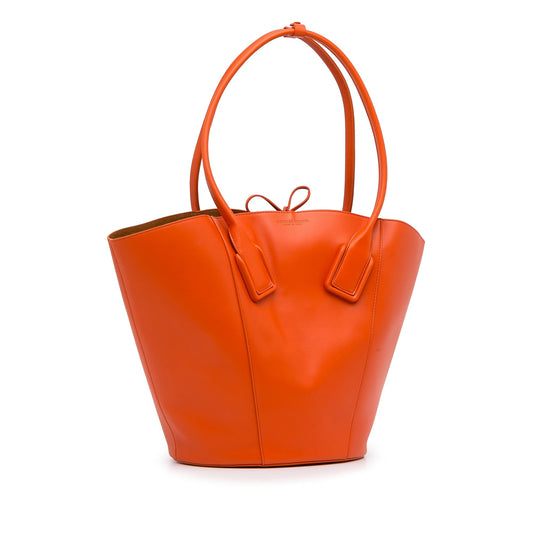 Orange Bottega Veneta Basket Tote