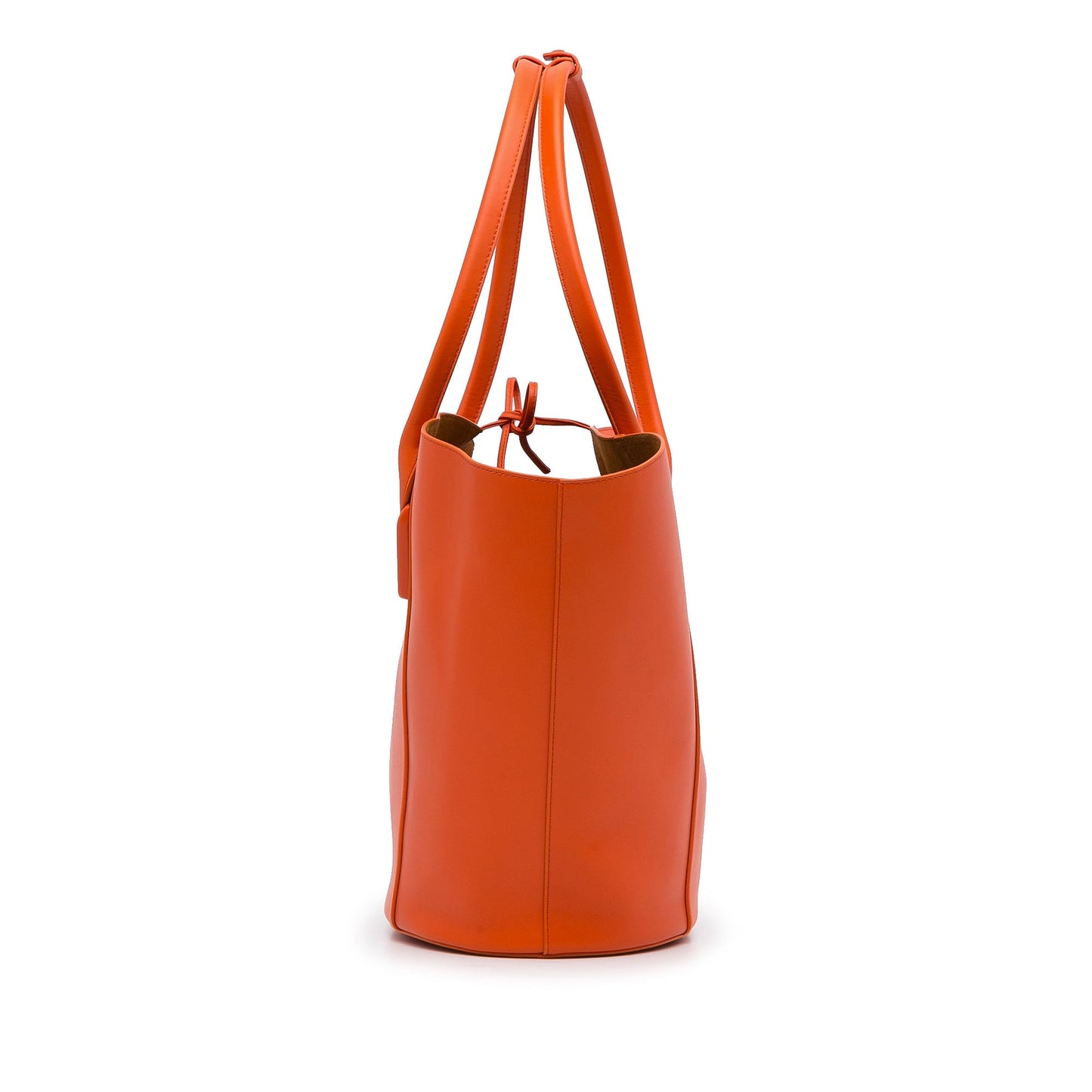 Orange Bottega Veneta Basket Tote