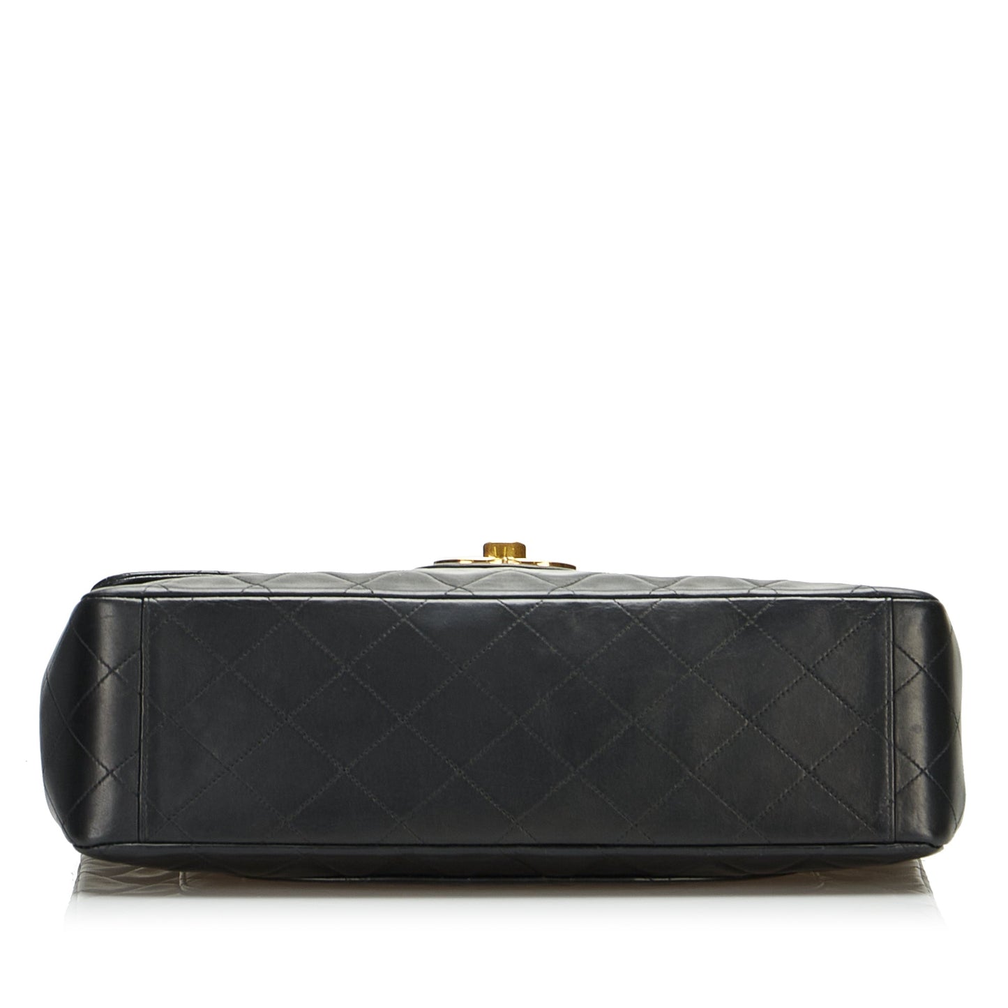 Chanel Classic Double Flap Jumbo Black Lambskin Gold