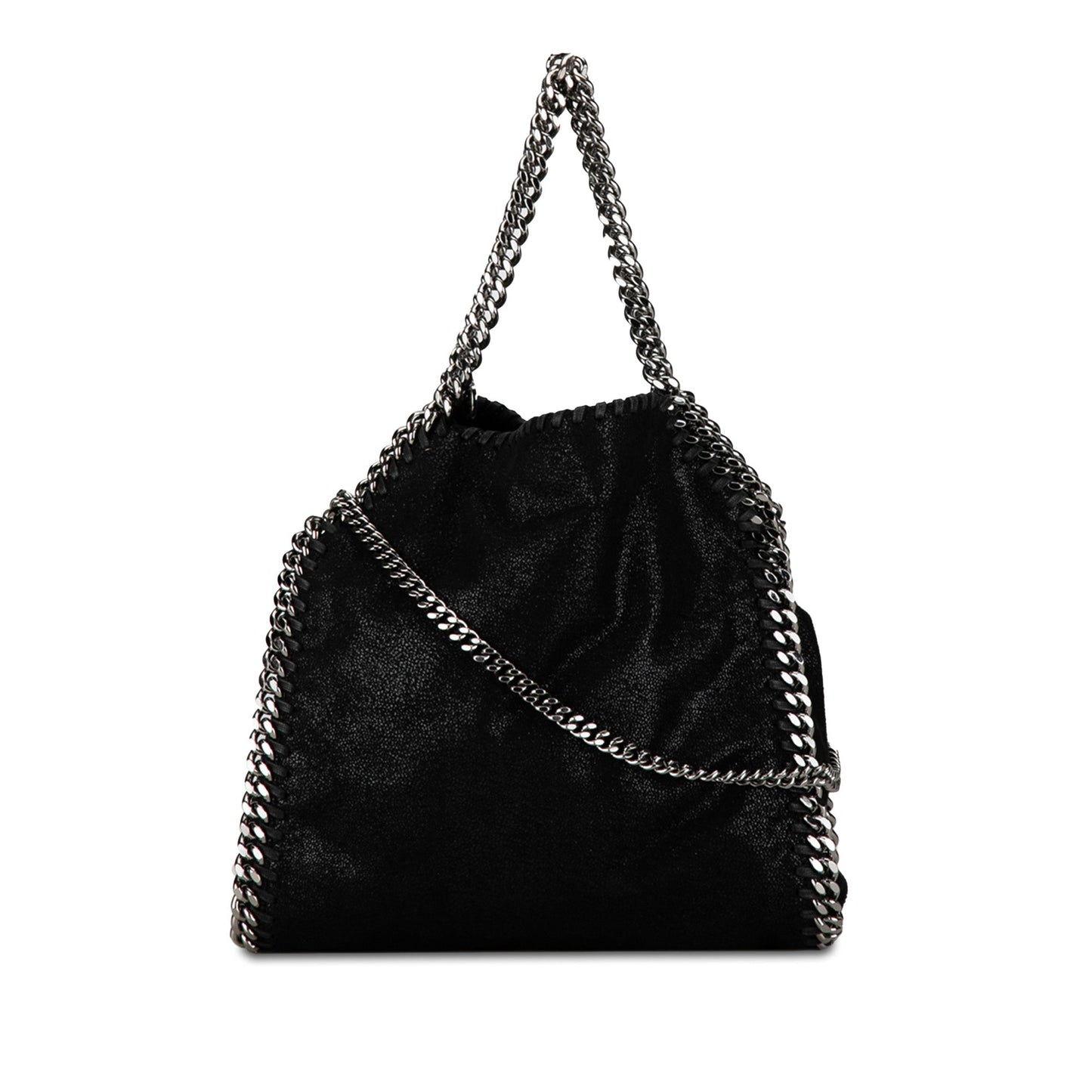 Stella McCartney Falabella Shaggy Deer Mini Black