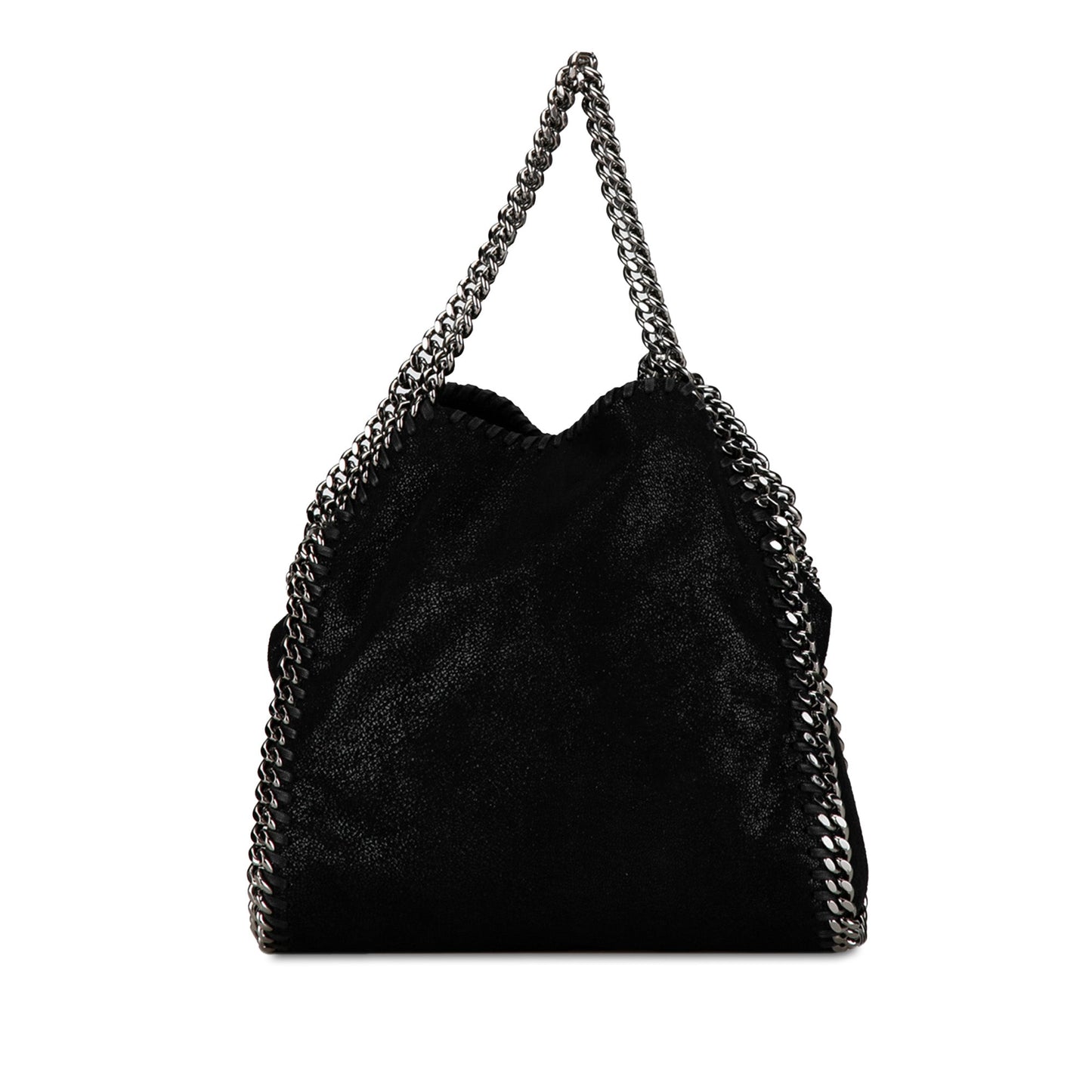 Stella McCartney Falabella Shaggy Deer Mini Black