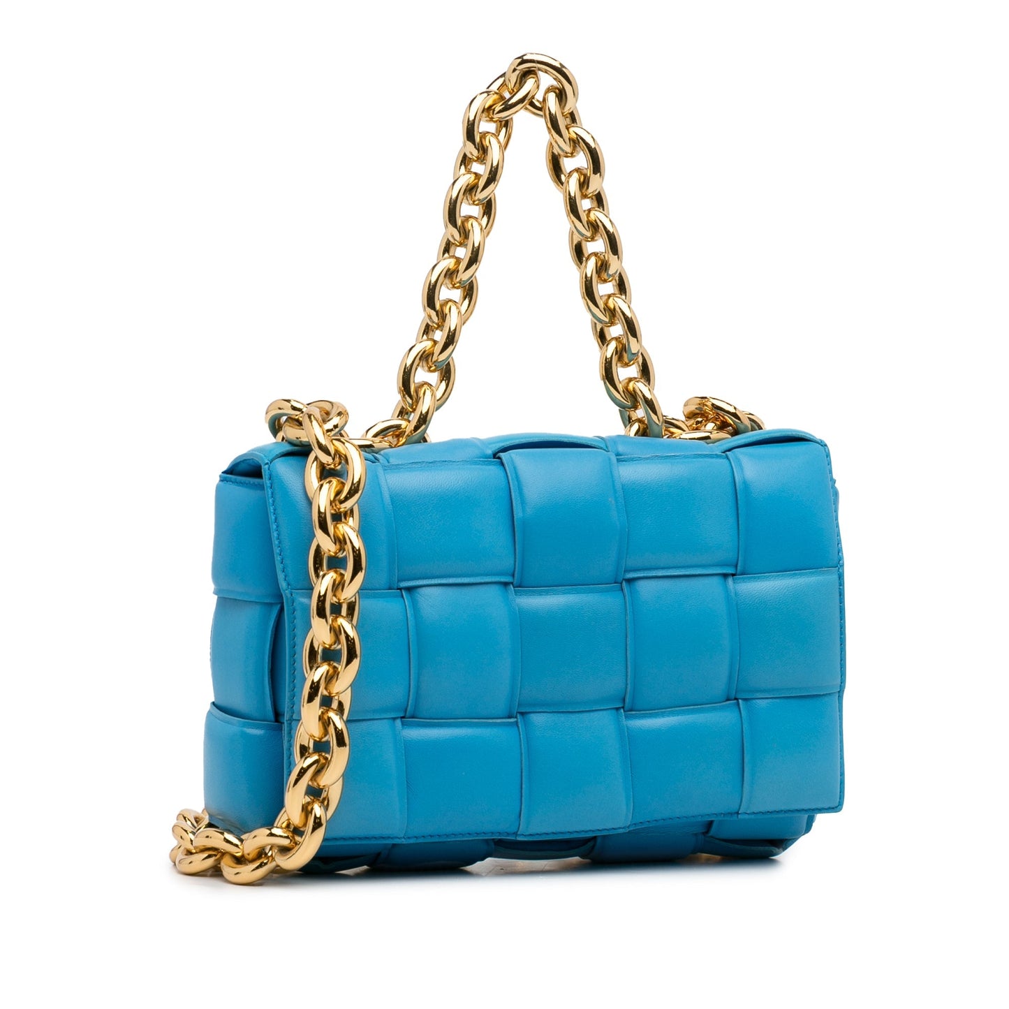 Bottega Veneta Padded Chain Cassette Blue