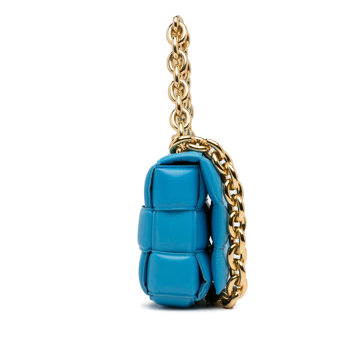 Bottega Veneta Padded Chain Cassette Blue