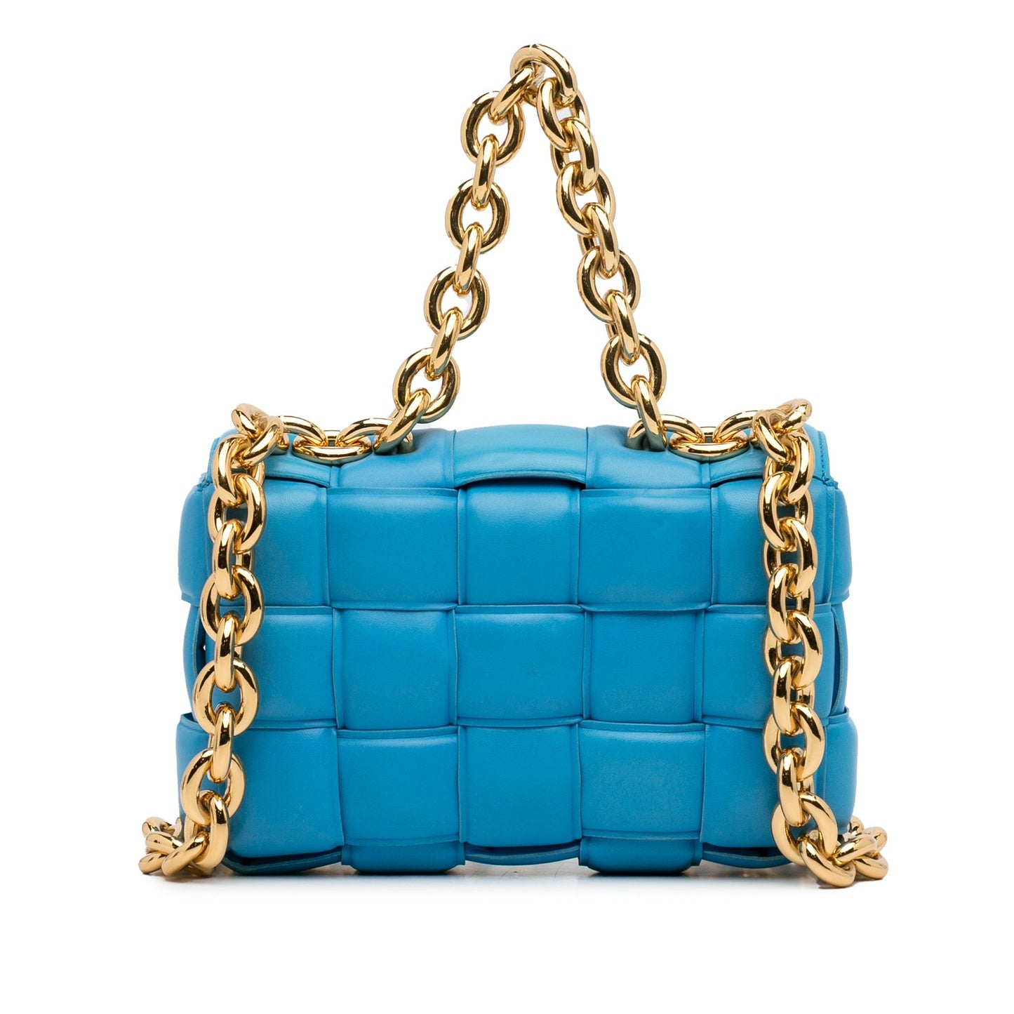 Bottega Veneta Padded Chain Cassette Blue