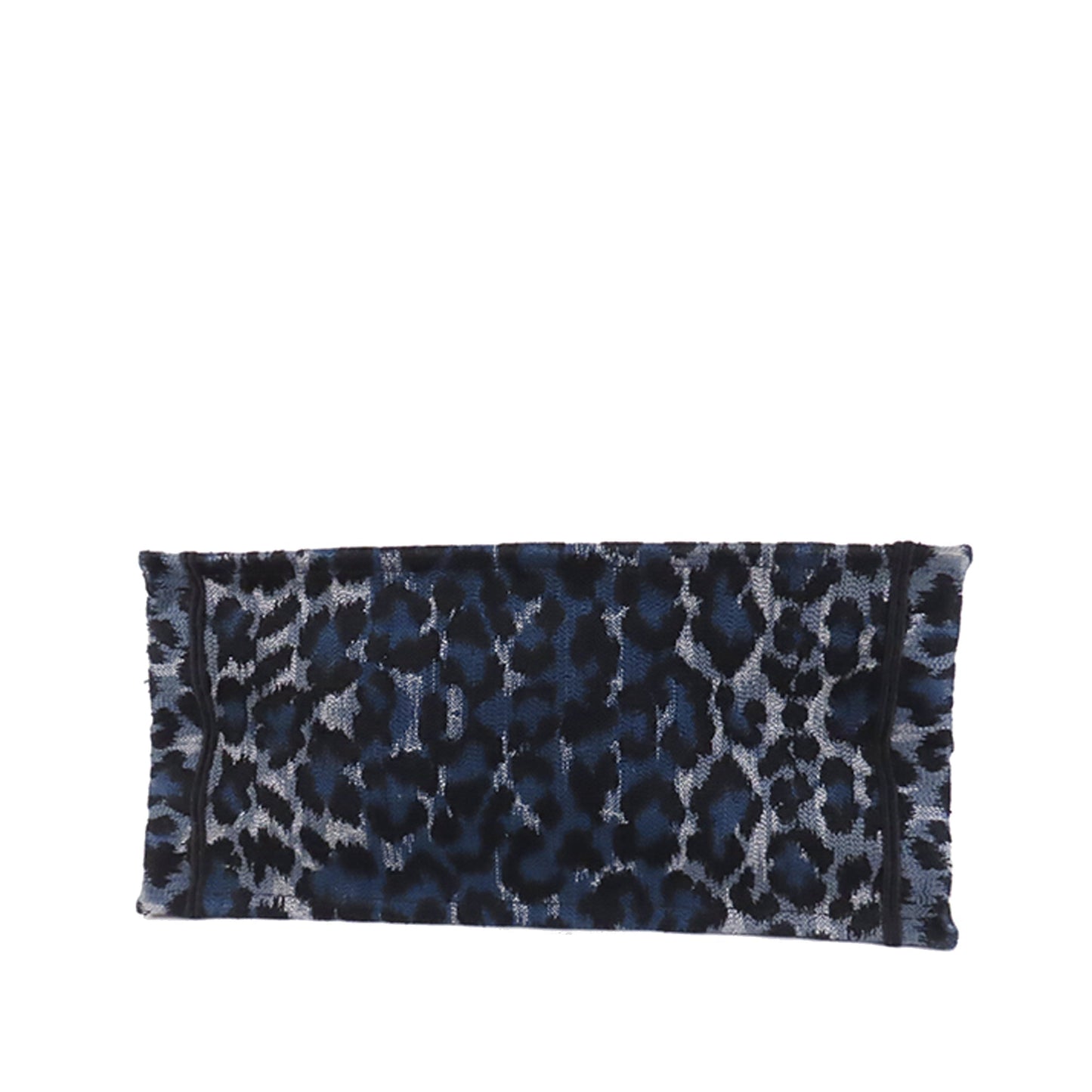 Dior Book Tote Medium Blue Leopard Canvas