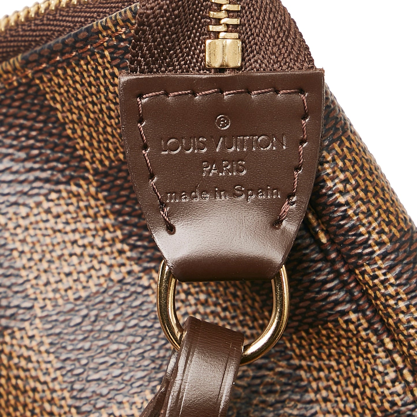 Louis Vuitton Pochette Accessoires Damier Ebene Canvas