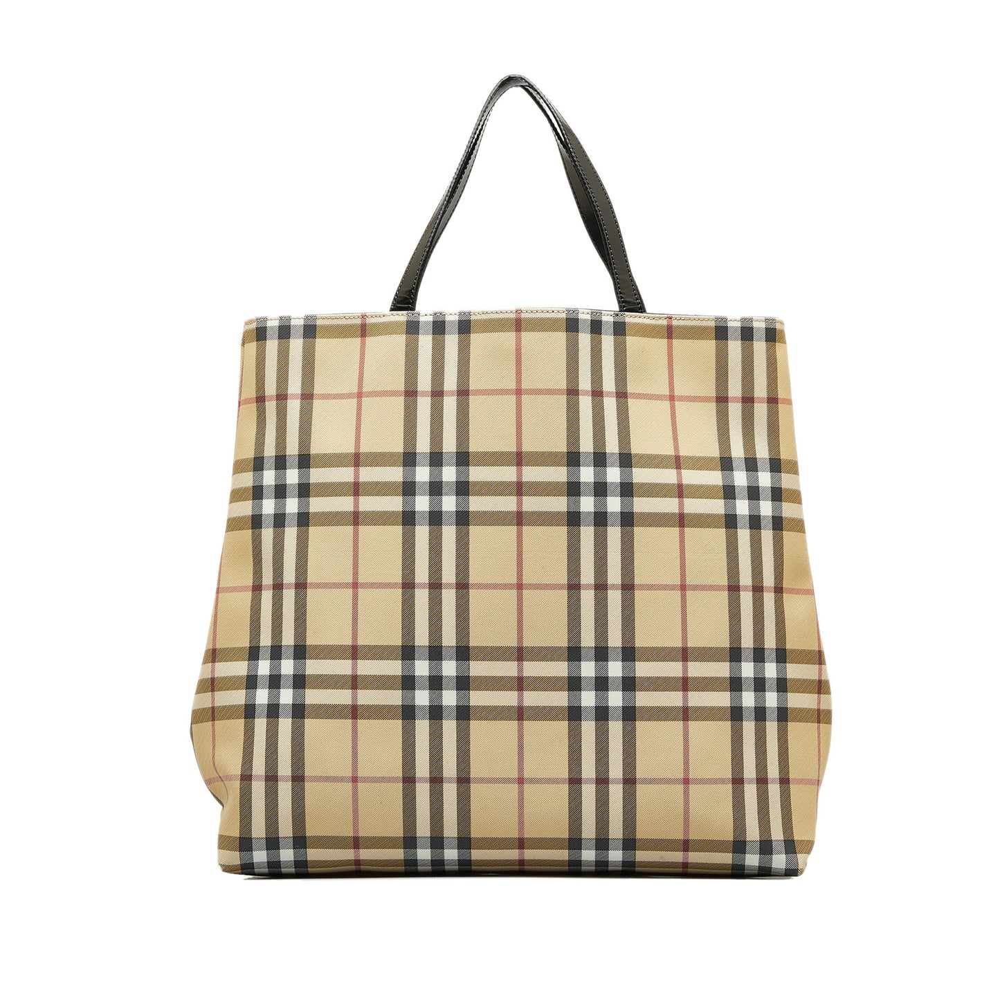 Burberry Tote Bag Brown House Check Canvas