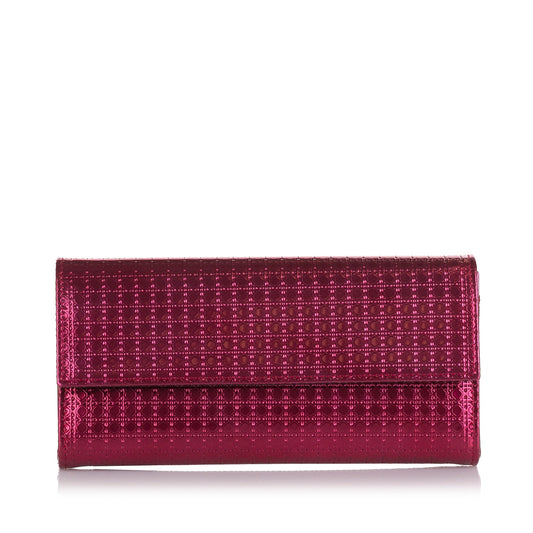 Dior Lady Dior Croisiere Wallet On Chain Pink Micro Cannage