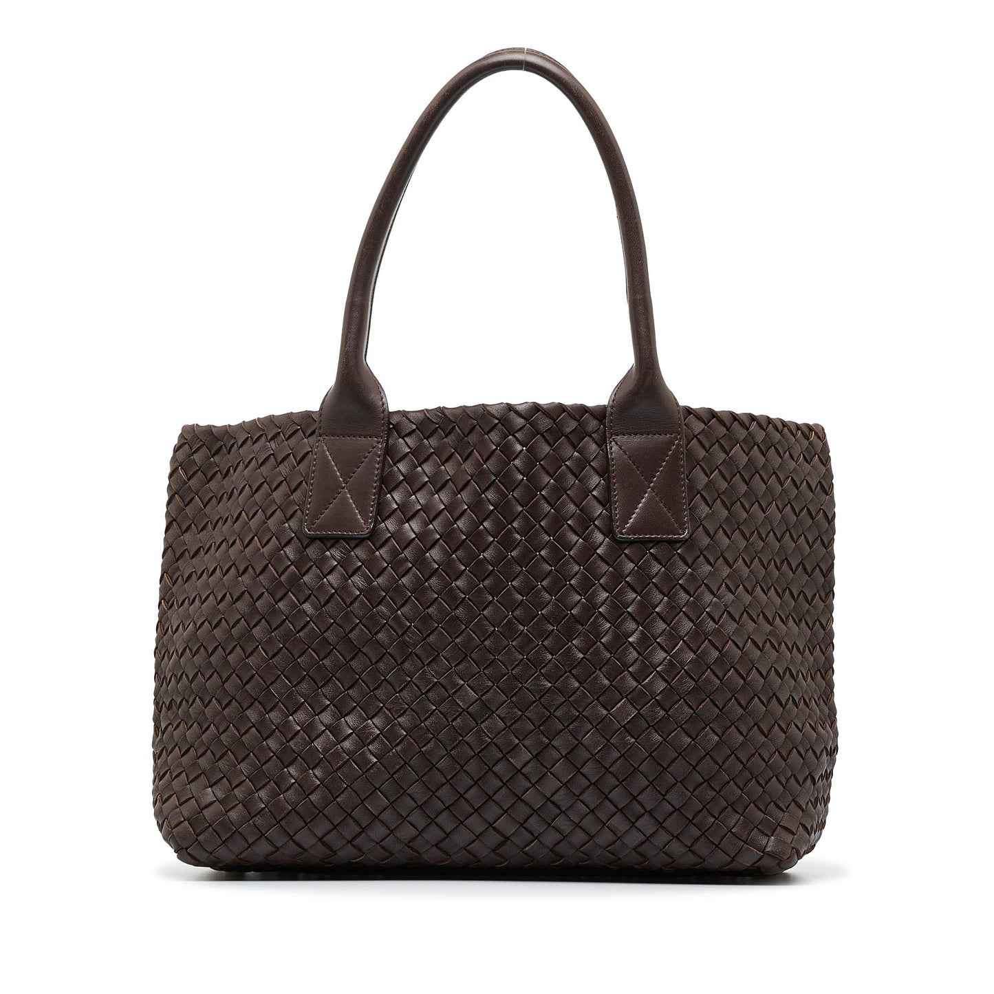 Brown Bottega Veneta Intrecciato Cabat Tote Bag