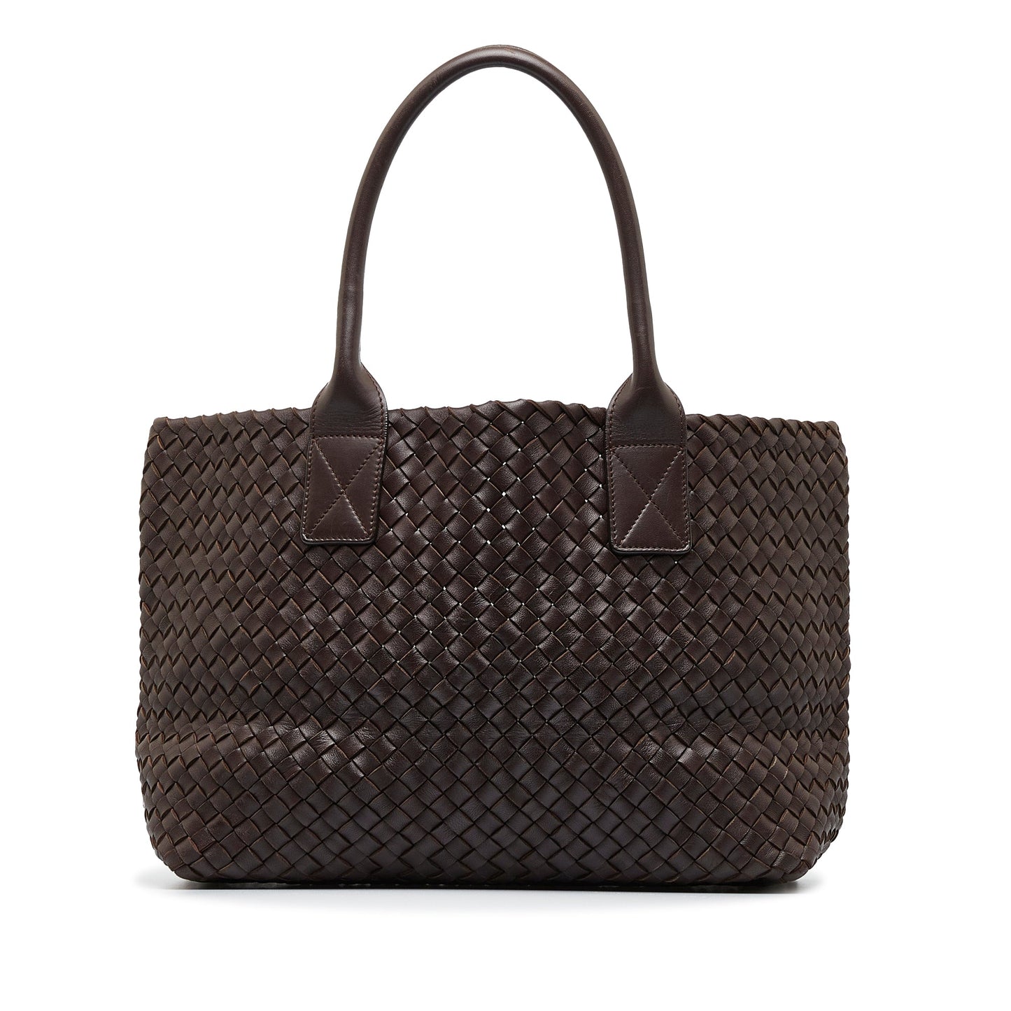 Brown Bottega Veneta Intrecciato Cabat Tote Bag