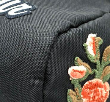 Gucci Black Embroidered Backpack Bag