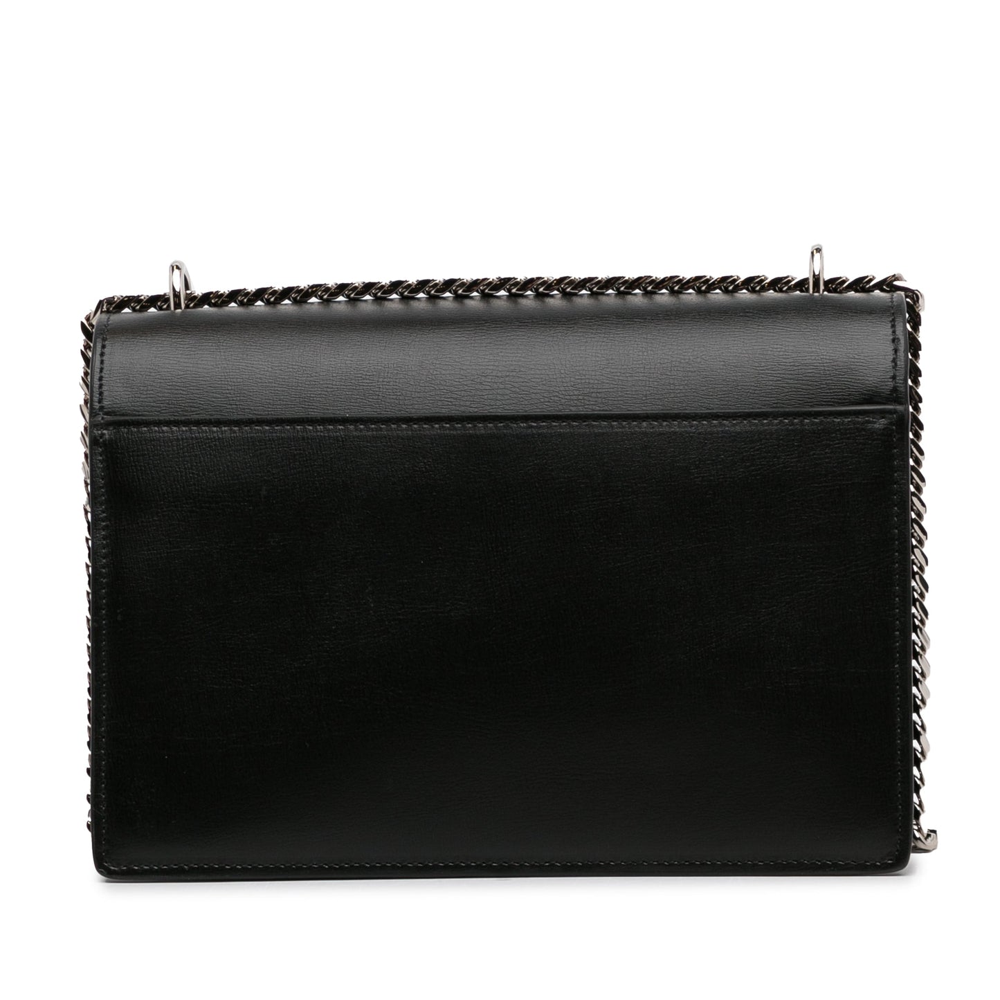 Yves Saint Laurent Monogram Sunset Medium Black Leather