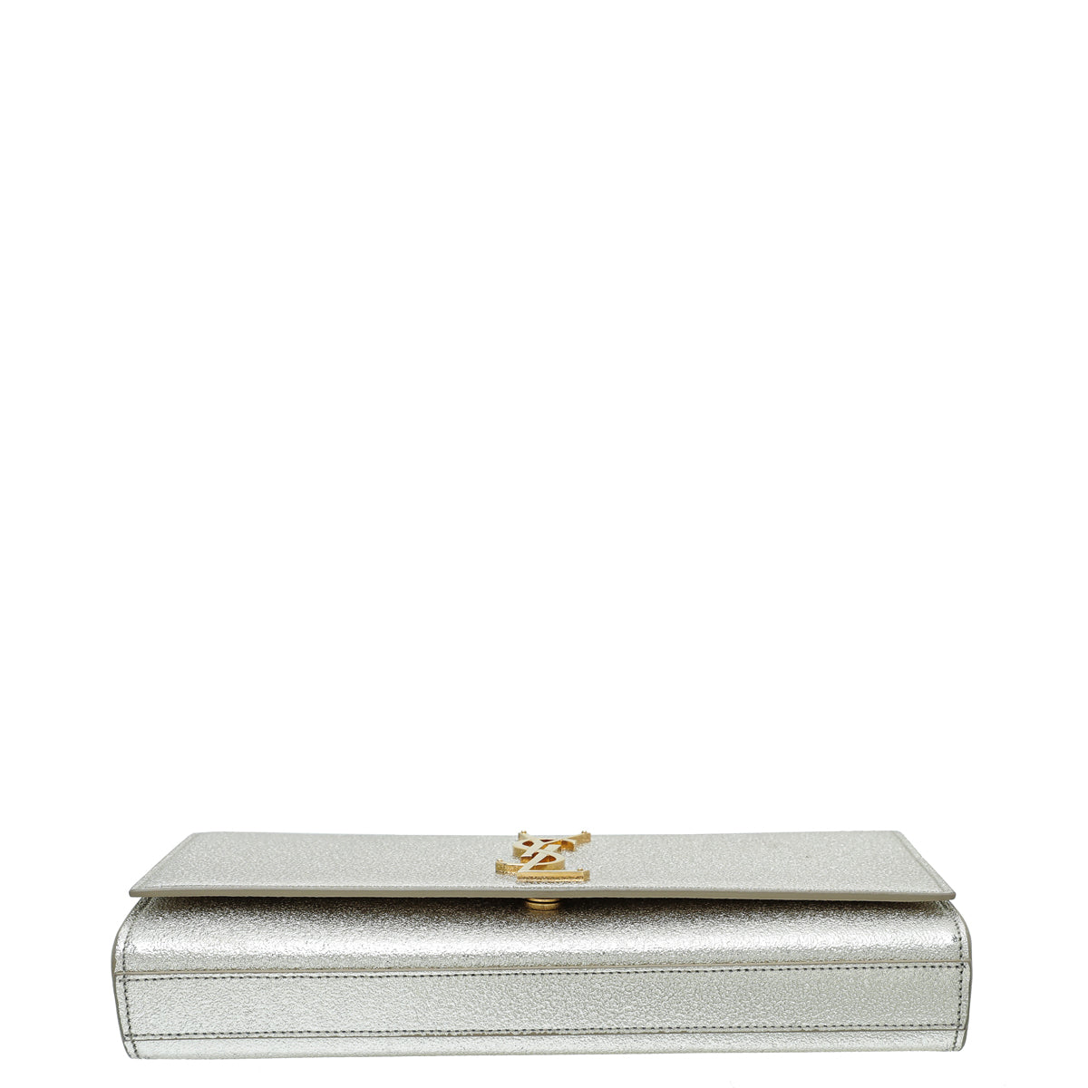 YSL Metallic Gold Monogram Classic Cassandre Clutch