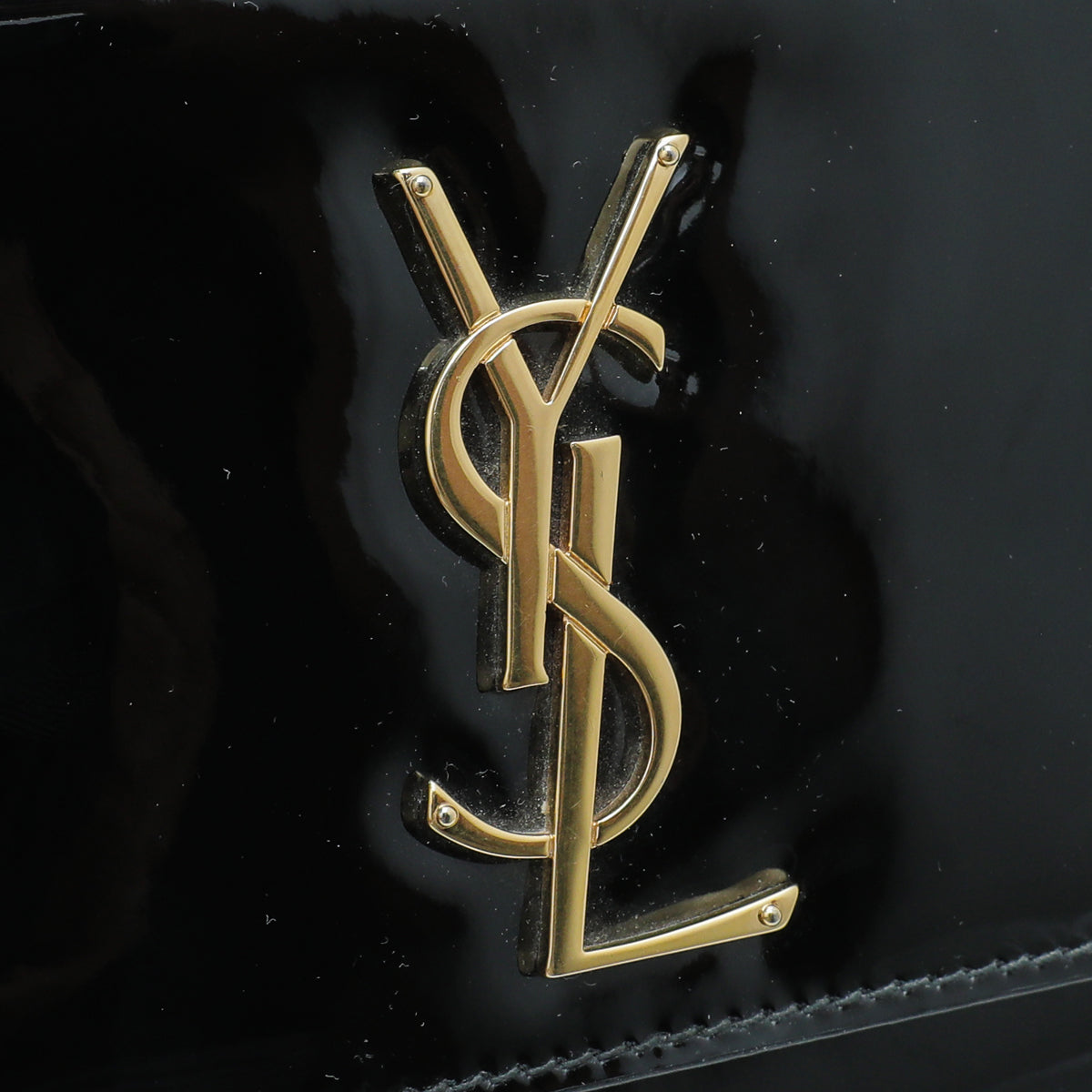 YSL Black Monogram Classic Clutch