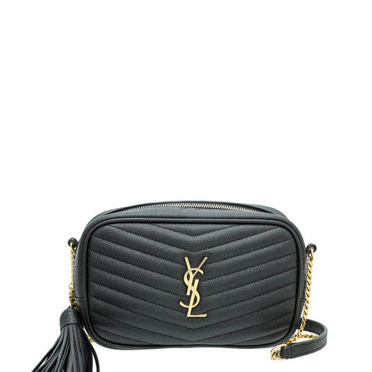 YSL Black Mini Lou Camera Bag