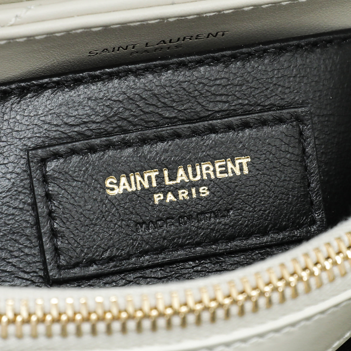 YSL Blanc Vintage Loulou Small Flap Bag