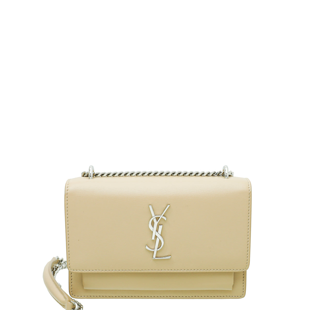 YSL Beige Sunset Chain Wallet