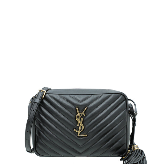 YSL Black Monogram Lou Camera Bag