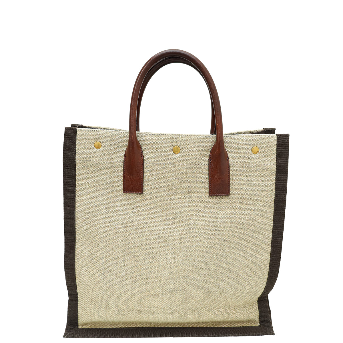 YSL Tricolor Rive Gauche North/South Tote Bag