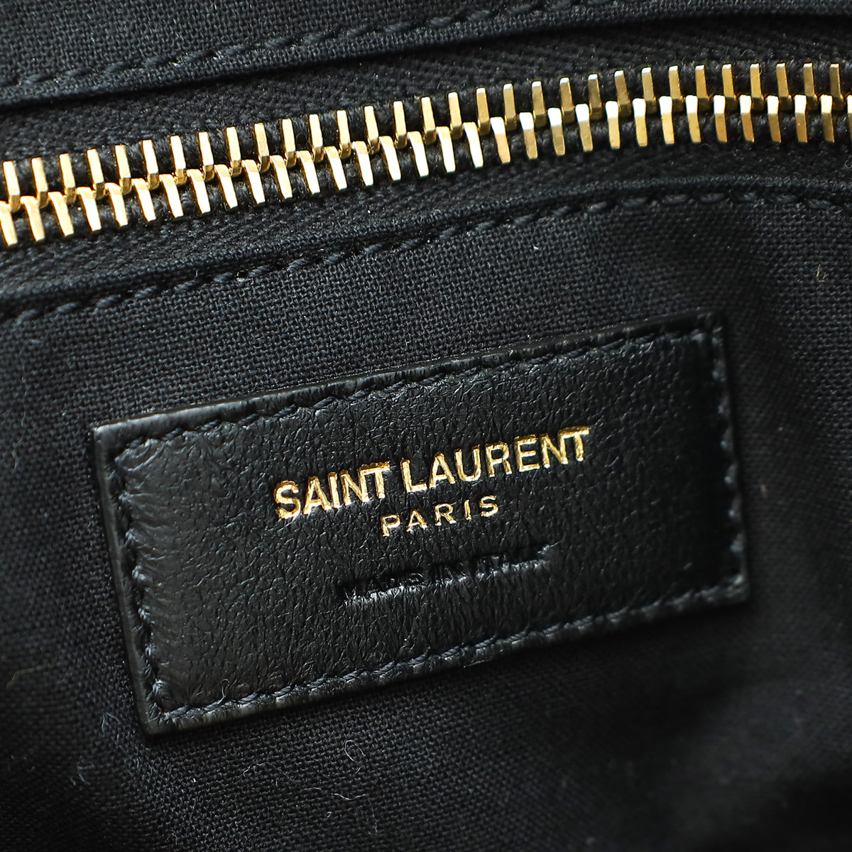 YSL Tricolor Rive Gauche North/South Tote Bag