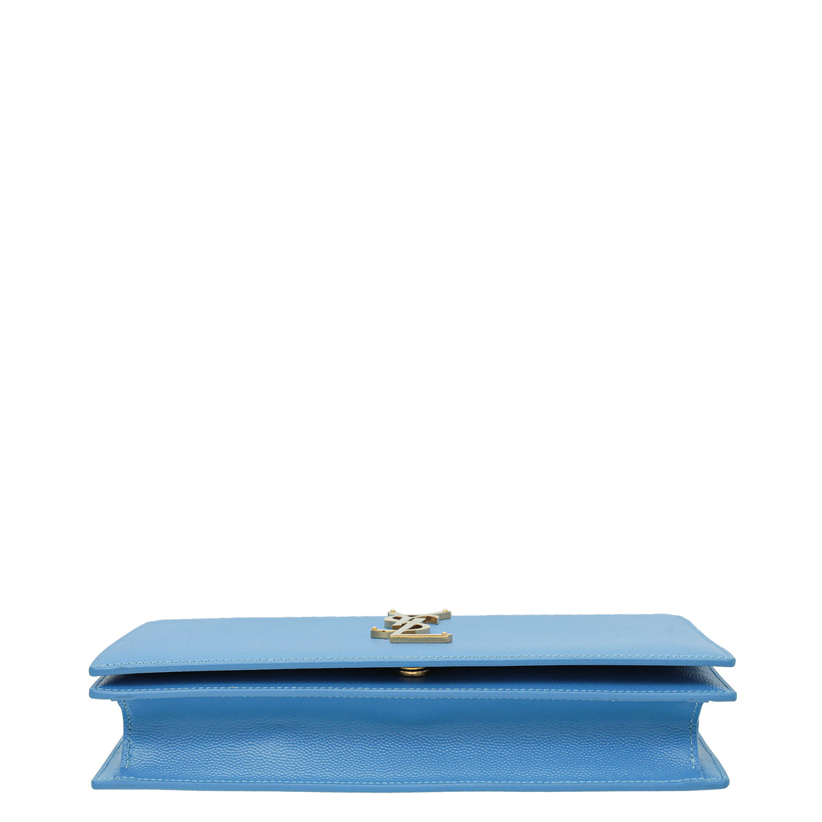 YSL Blue Monogram Classic Kate Clutch